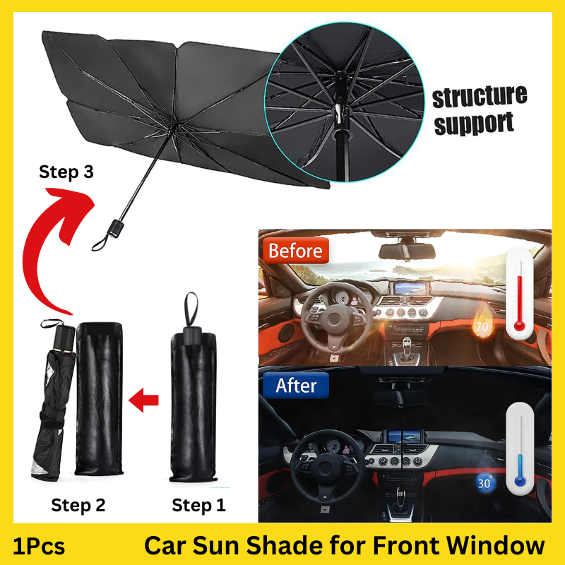 Car Umbrella Sun Shade Cover (Free Home Delivery)