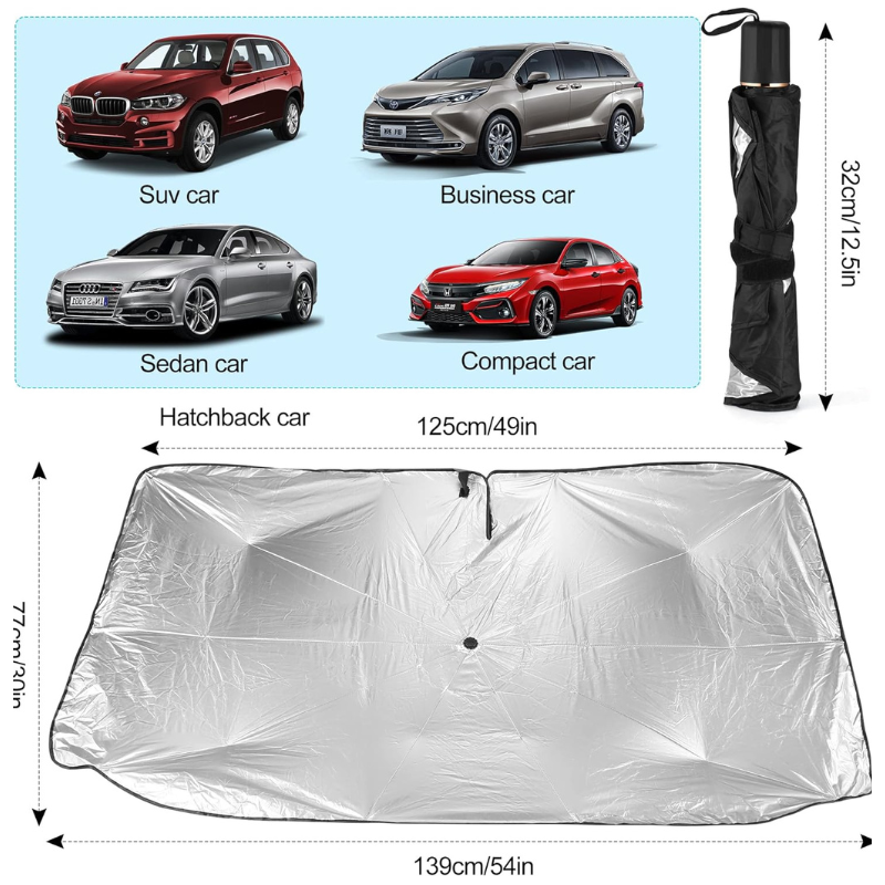 Car Umbrella Sun Shade Cover (Free Home Delivery)