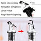 Bottle for Oil, Kitchen Supplies Leak Proof Tall Glass Dispenser - 500ml
