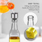 Bottle for Oil, Kitchen Supplies Leak Proof Tall Glass Dispenser - 500ml