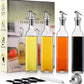 Bottle for Oil, Kitchen Supplies Leak Proof Tall Glass Dispenser - 500ml