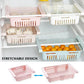 Fridge Basket Storage Rack Organizer (Pack of 2)