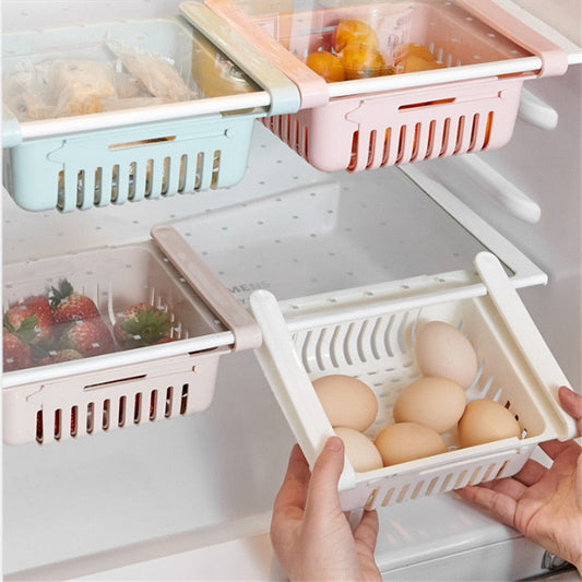 Fridge Basket Storage Rack Organizer (Pack of 2)