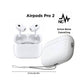 Airpods Pro 2 Noise Reduction Wireless Earbuds For Android – Best Quality Airpods Pro 02 In White Color – With Dori