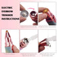 Rechargeable Flawless 2 in 1 Facial Hair Remover Face Hair Remover Eyebrow Shaper Upper Lips Hair Remover Painless Eye Brow And Facial Hair Remover Machine